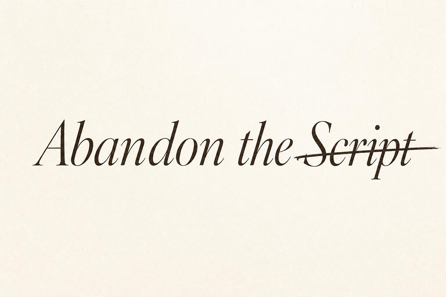 Abandon the Script header